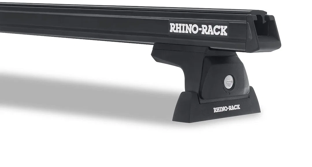 JA9116 – RHINO RACK Roof Rack, Direct Fit Black With One Roof Rack Cross Bar/ One Roof Rack Mounting Kit/ One Roof Ra...